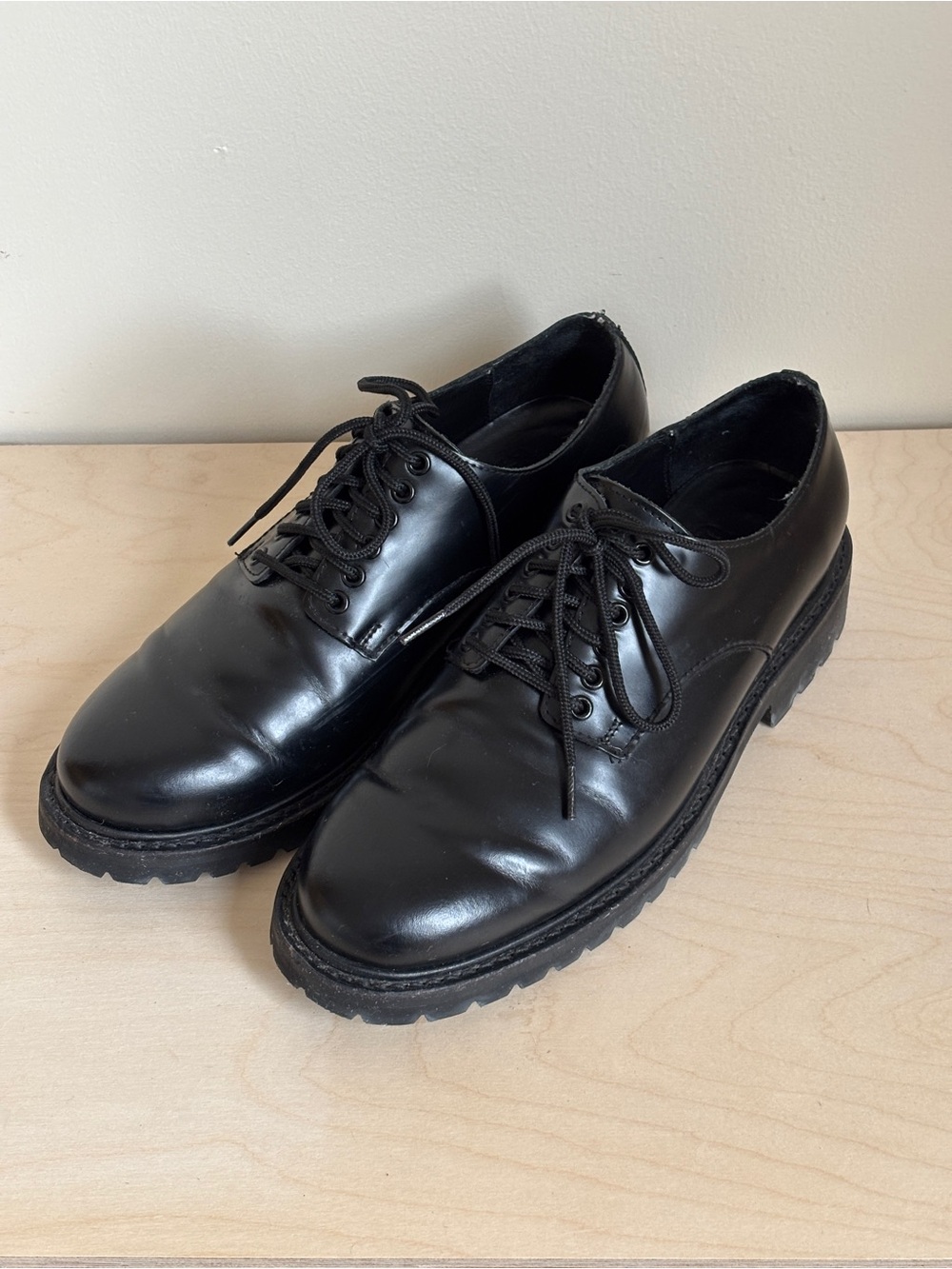 Thursday Boot Co. Black Renegade Leather Derby US 9.5